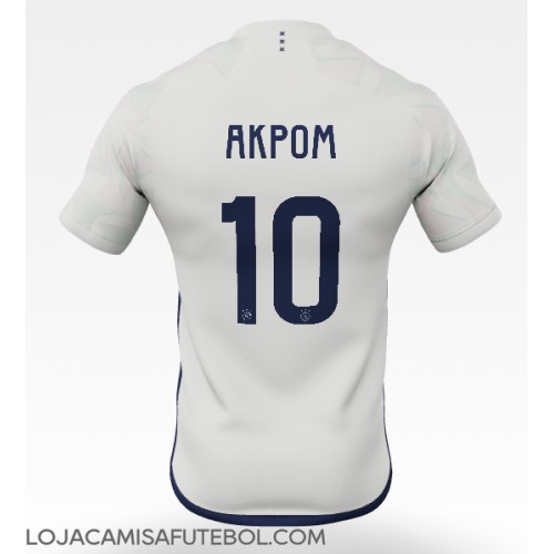 Camisa de Futebol Ajax Chuba Akpom #10 Equipamento Secundário 2023-24 Manga Curta